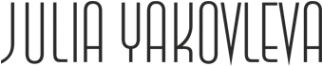 Логотип компании Студия дизайна Юлии Яковлевой