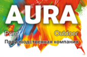 Логотип компании АУРА Принт