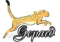 Логотип компании Гепард