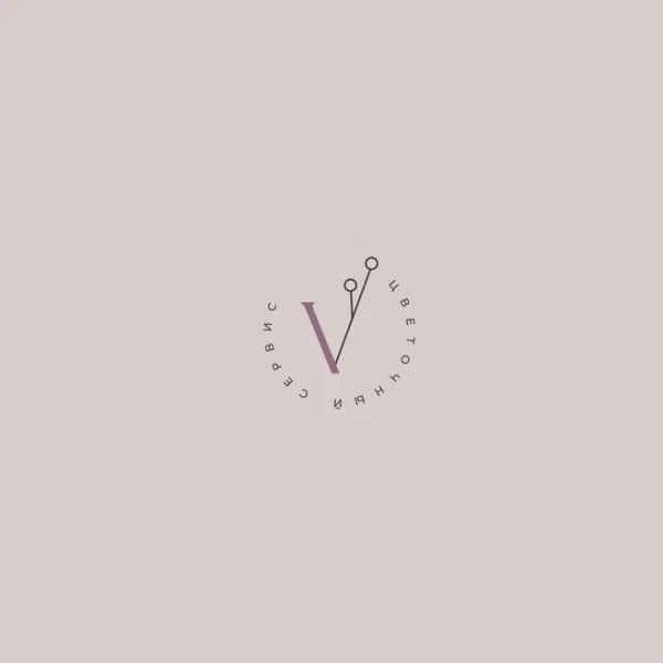 Логотип компании Цветы Vanilla