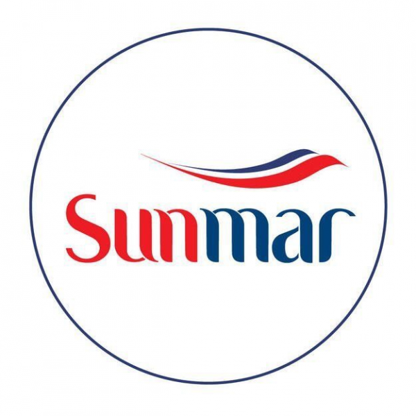 Логотип компании Санмар - турагентство выгодных туров.